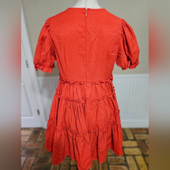 Item Ditto Orange Dress Large - Picture 3 of 6